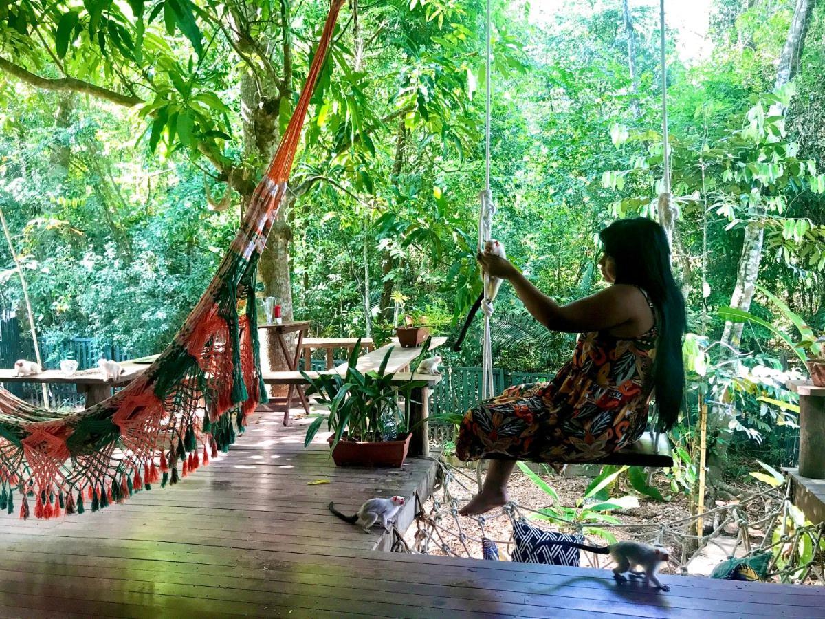 Casa Da Arvore, Sonho Na Amazonia, 2Min A Pe Da Praia Alter do Chão Exterior foto